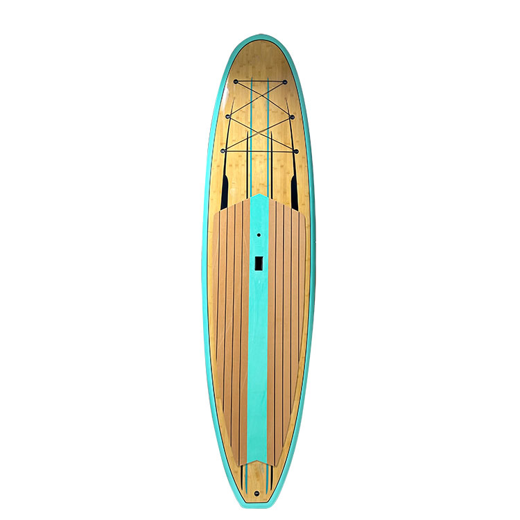 10’6’’ klassisches Bambus-Epoxid-Paddelboard